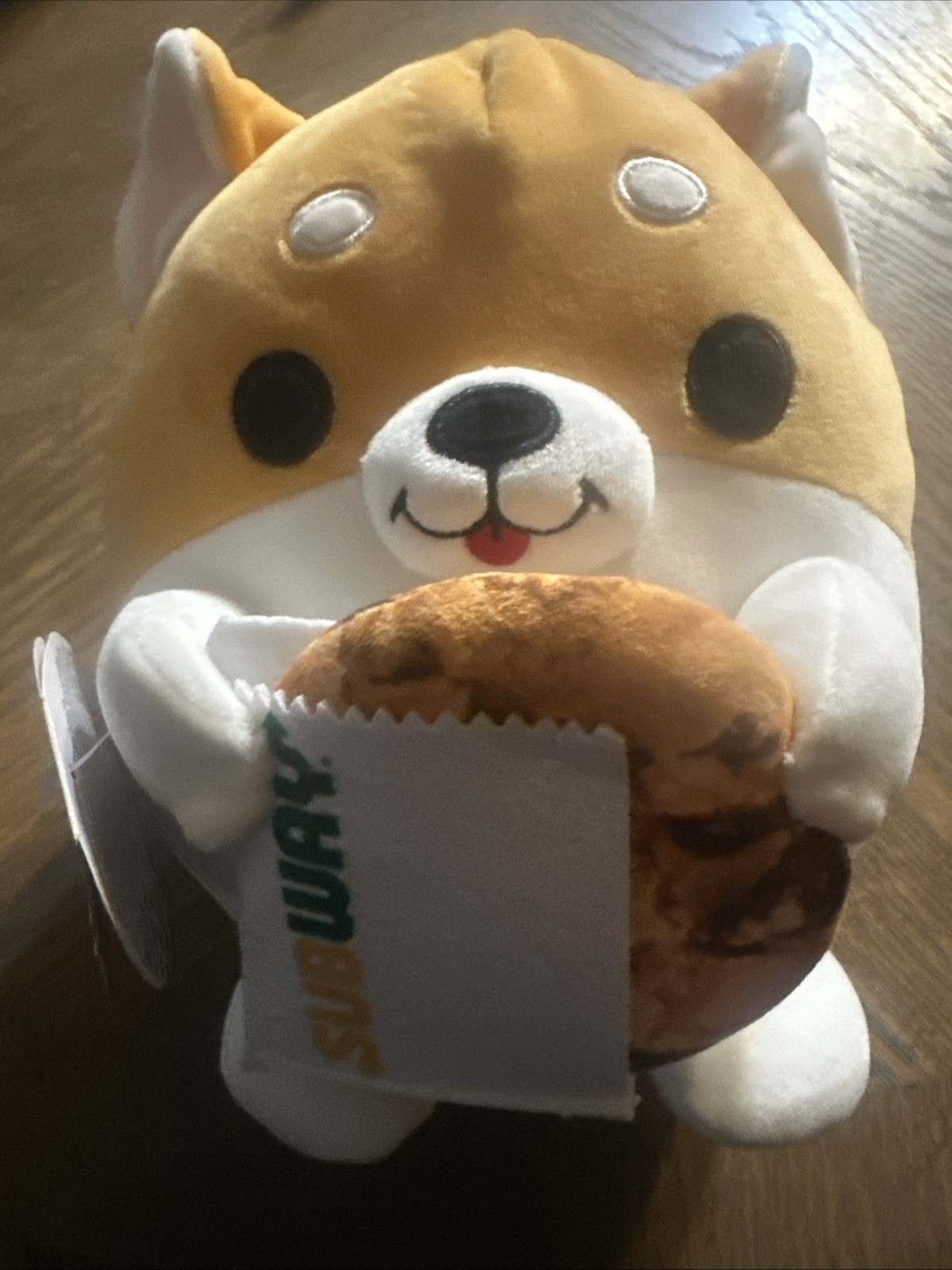 Zuru SNACKLES Series Wave 2 Collectible Plush SHAUN Dog Subway Cookie 8”inch New