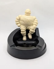VtG 1930/40s Michelin Man Bakelite Ashtray Auto Tires Ad Promotional Made In USA