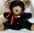 Genuine 80’s Mink Freddy Teddy Bear W/ Gold Necklace Envelope Love Letter — photo 1