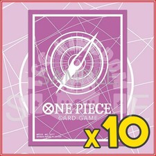 One Piece Card Game Card Back Purple 10 Sleeves Official Bandai
