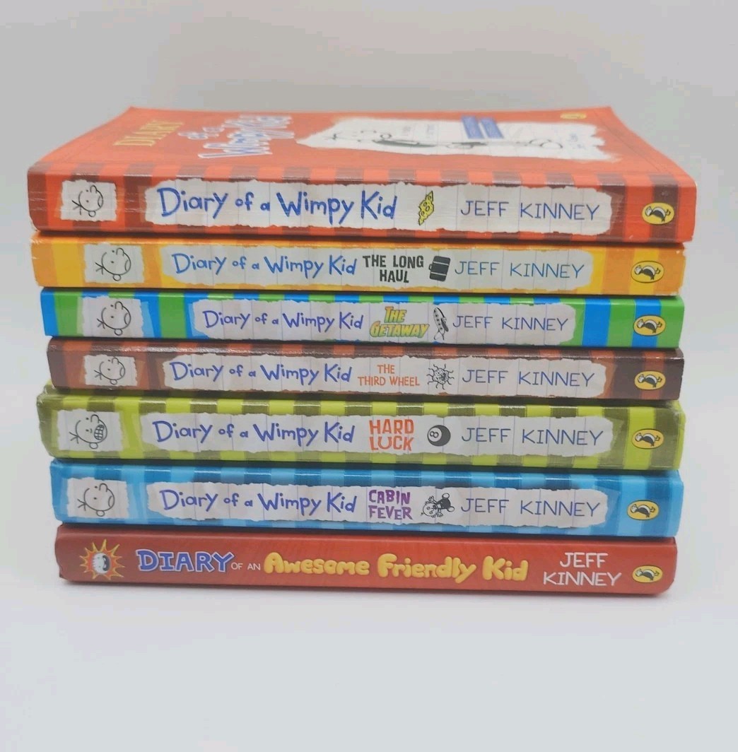 Diary Of A Wimpy Kid Jeff Kinney 7 Book Bundle