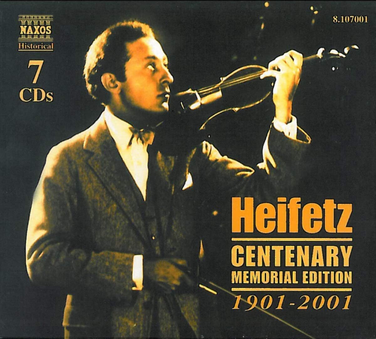 輸入7discs CD Heifetz; Various Orchestras Centenary Memorial Edition   /00770 輸入7discs CD Heifetz; Various Orchestras Centenary Memorial