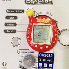 Tamagotchi Connection V4 2004 Red Hearts Love Heart Original Fourth Edition