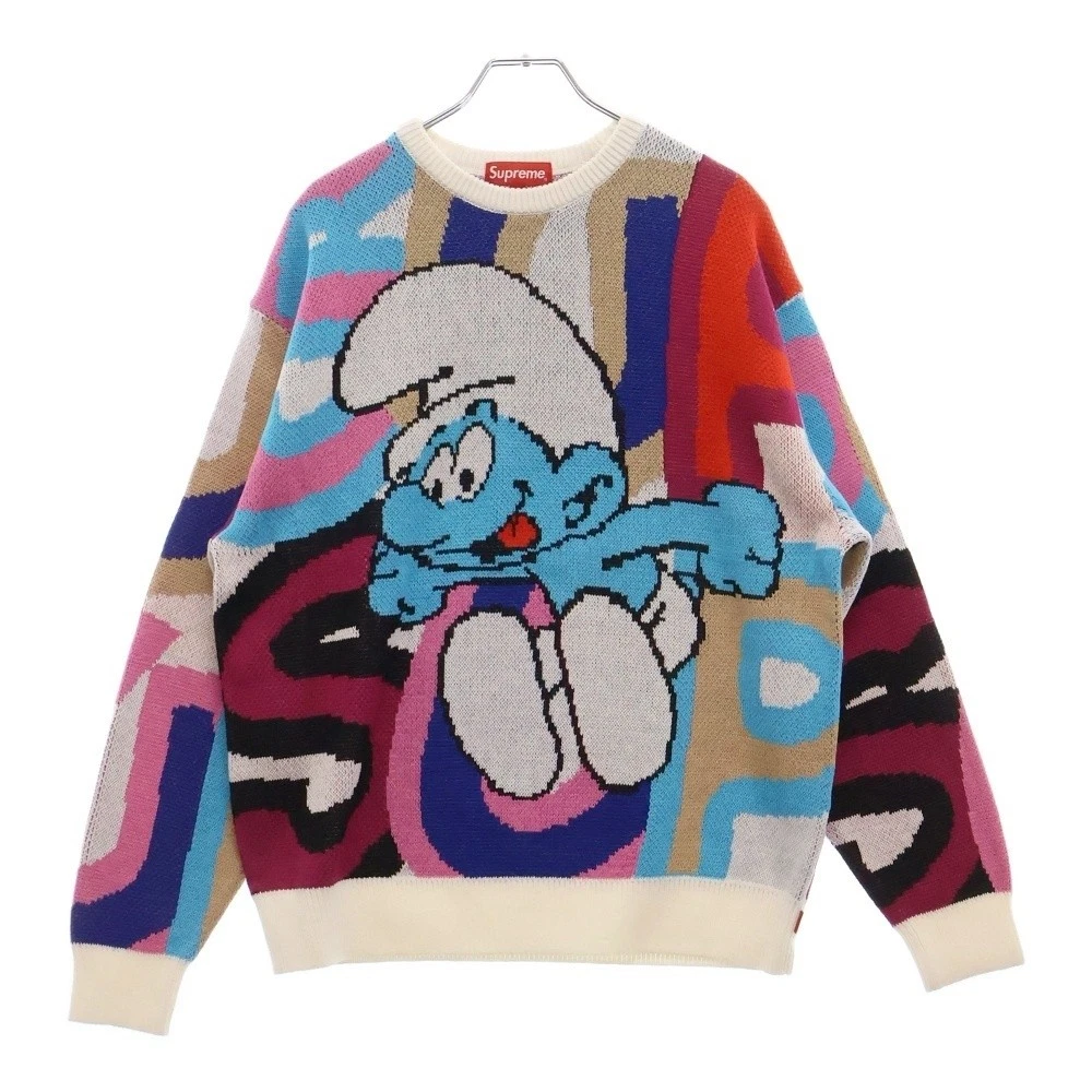 Pull tricoté Schtroumpfs SUPREME 20AW