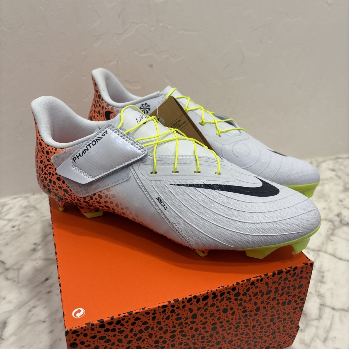 Nike Phantom GX 2 FG Olympic Safari Gray Soccer Cleats, Size 9