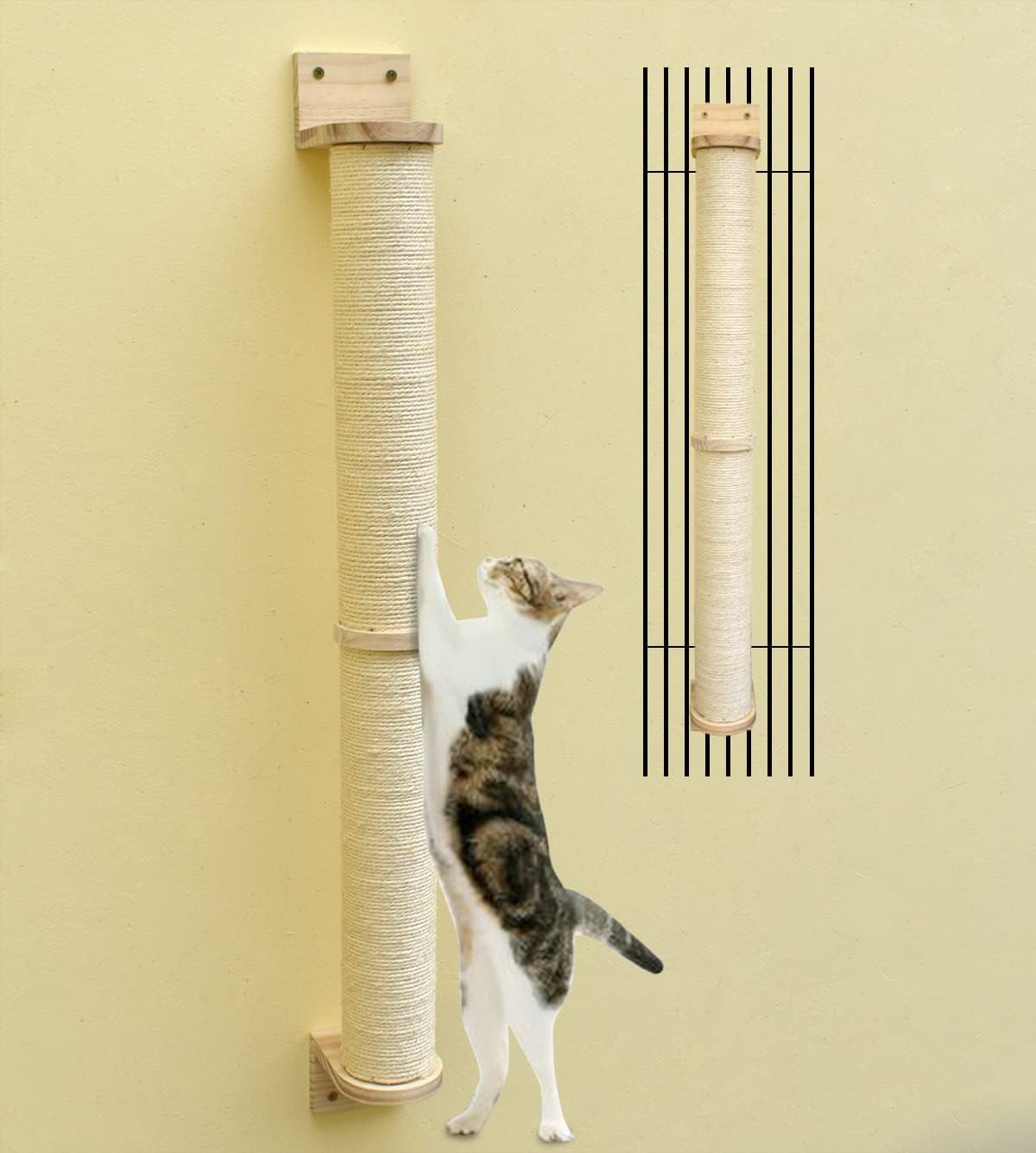 Tiragraffi Parete MIAOGE: Graffiatoio Gatto Qualità/Prezzo Imbattibile