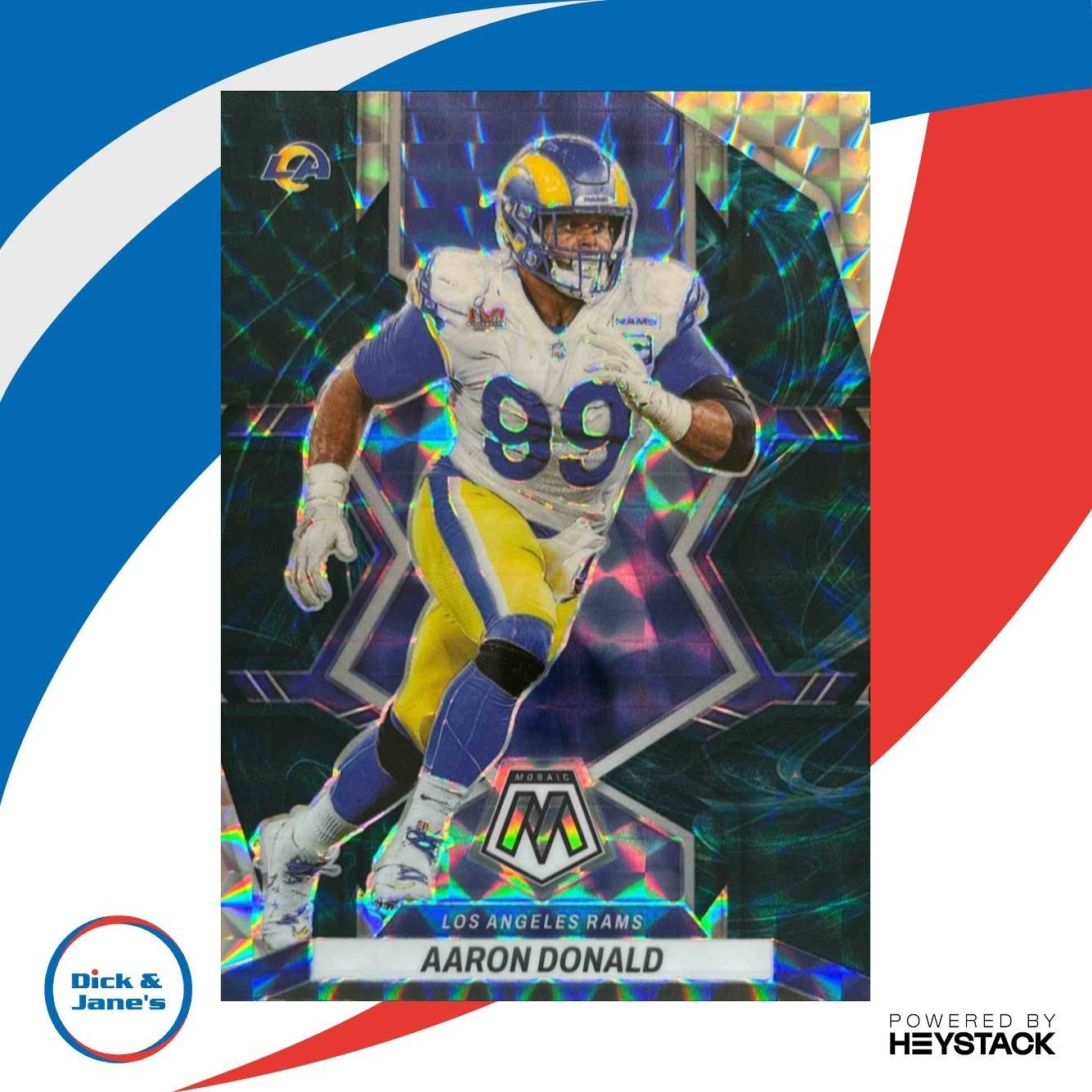2022 Panini Mosaic Aaron Donald Genesis #112 Los Angeles Rams