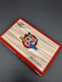 Nintendo Game & Watch Mickey & Donald Console Tested Used Good Condition Japan