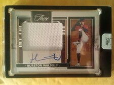 2024 Panini Three And Two ENCASED Hurston Waldrep Jersey Patch Auto  #74/99