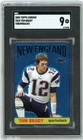 2005 Topps Chrome TOM BRADY Throwbacks #TB10 SGC 9