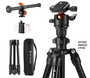 Concept de K&F 76" Caméra Tripod avec colonne du centre rotatif 360° Tête de balle