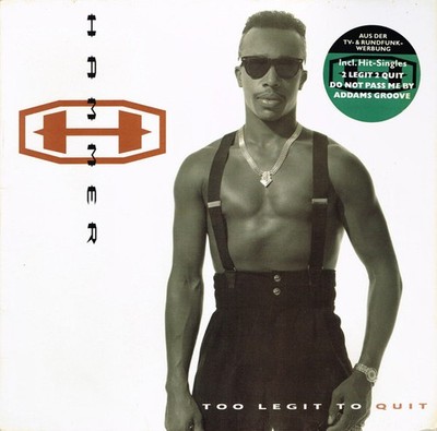 MC Hammer - Too Legit To Quit Vinyl LP Album Stereo Hip Hop Pop Rap 212