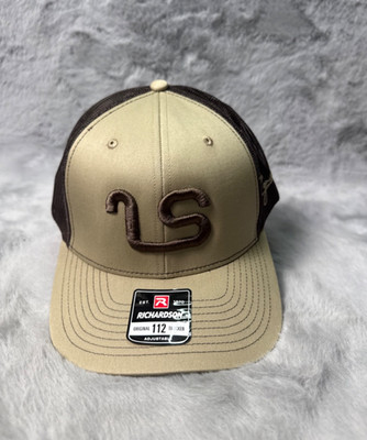Legend Supply Co LGND Hat Cap Tan 112 Trucker Snap Back Embroidered Adjustable