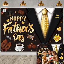 Happy Father'S Day Backdrop 7X5FT I Love Dad Father'S Day Party Background Best