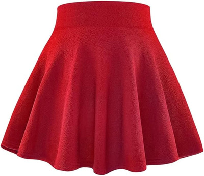 Kids Girls Skirt Casual Mini Plain Flare Pleated Uniform Skirts | for Casual, Sc