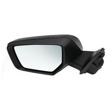 Gloss Black Driver Side Mirror Assembly Compatible with 2014-2019 Impala Left