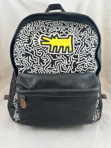 *RARE* Coach X Keith Haring Barking Dog Mini Backpack COACH X KEITH HARING BARKING DOG MINI CHARLIE BACKPACK  main image 4
