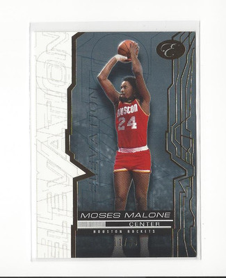 2007-08 Bowman Elevation Blue #43 Moses Malone Rockets /99 