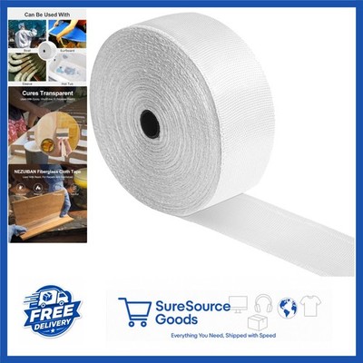 Fiberglass Tape 2'' Wide 50 Yards Lightweight Waterproof for Multiple Surfaces