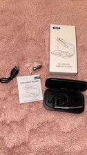 Bluetooth Headset, Wireless Bluetooth Earpiece with Dual-Mic Noise Canceling