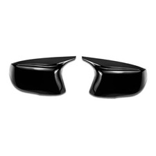 Side Mirror Caps Covers Compatible with Infiniti Q50 Q60 Q70 QX30 Glossy Black