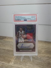 2023-24 Select Ausar Thompson Purple Prizm Rookie Patch Auto 69/99 RPA PSA 10