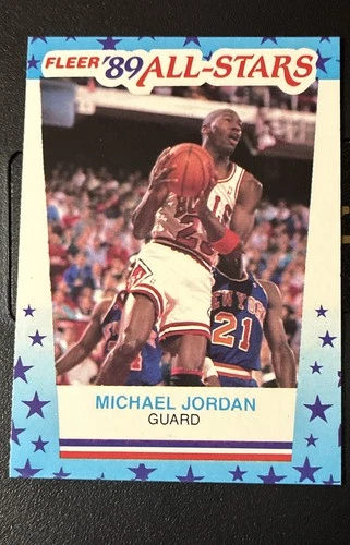 1989-90 Fleer - All-Stars Stickers Michael Jordan #3