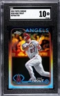 2024 Topps Chrome Mike Trout #200 Refractor SGC 10 Beautiful Card! Low Pop!