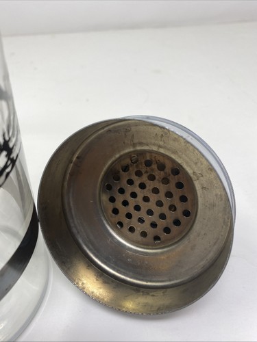 Shaker da cocktail anni '30 in argento sterling overlay scena di caccia - Foto 10 di 10