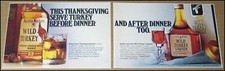 1980 Wild Turkey Bourbon Whiskey Print Ad Advertisement This Thanksgiving