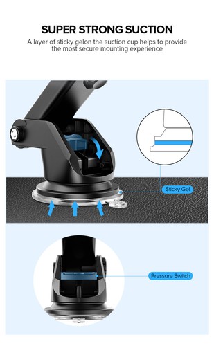 15W Fast Wireless Charger Car Phone Mount Holder For iPhone 13 Pro Max 12 XS - Picture 6 of 14