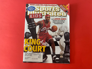 lebron james sports illustrated for kids card