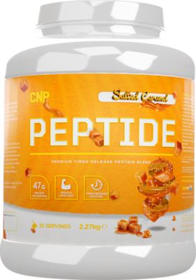 CNP Peptide Time Release Protein Salted Caramel 2270g / 70-35 serv 10/24 +Proben