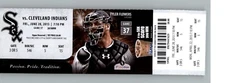 Cleveland Indians vs Chicago White Sox 6/28/2013 Full Ticket - Tyler Flowers HR.
