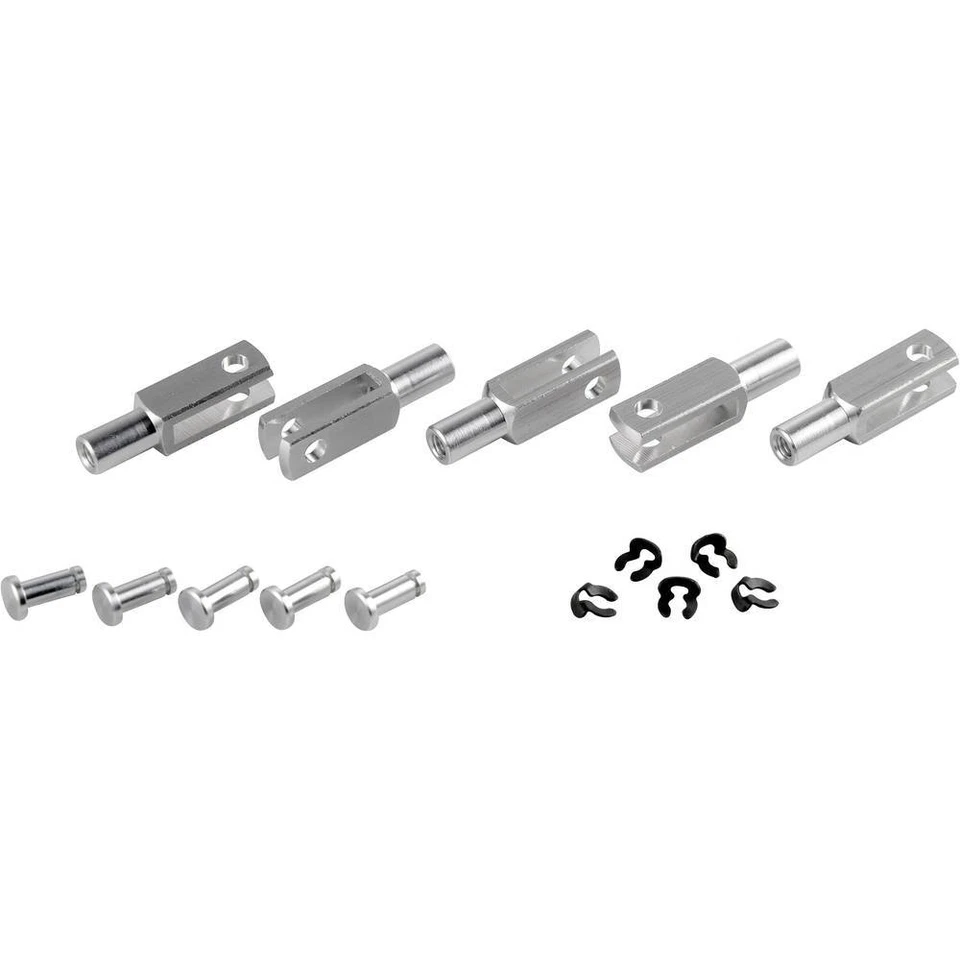 5er Multipack Modelcraft Aluminium Gabelkopf mit Innengewinde M3 5 St.