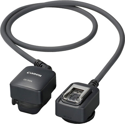 Canon OC-E4A Off Camera Shoe Cord for EOS R50, R8, and R6 Mark II