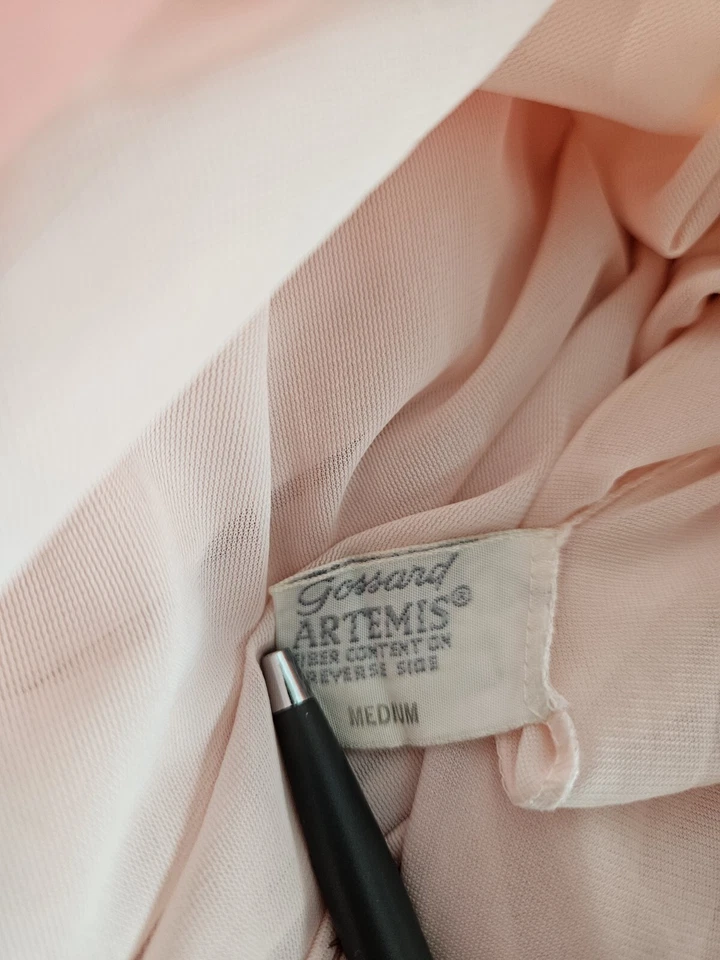 Conjunto de Camisón y Bata De Colección Gossard Artemisa Coral Peignoir Gasa Talla Mediana  Foto 3 de 4