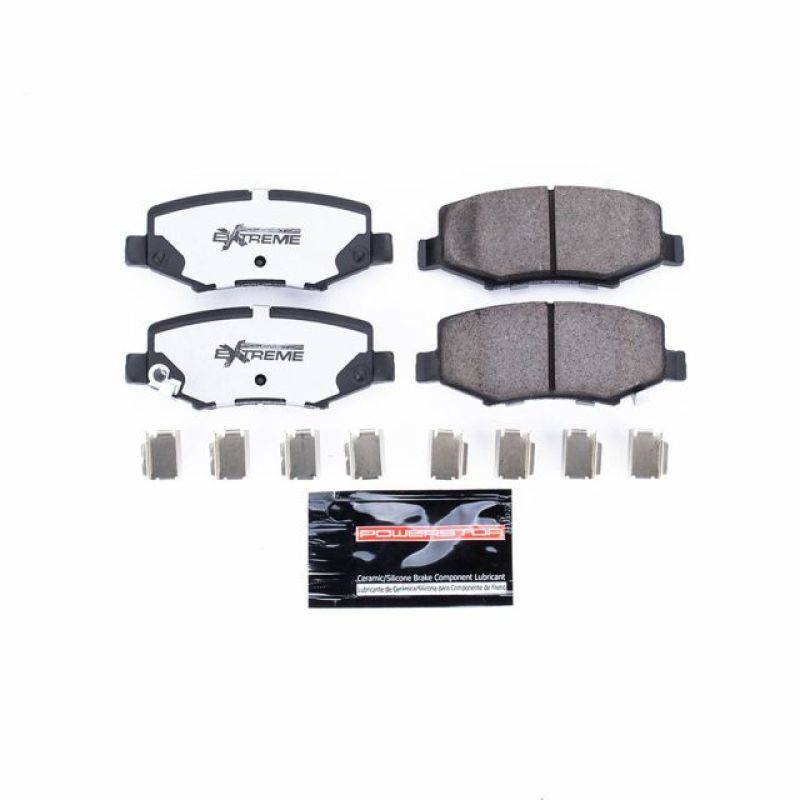 Power Stop Z36 Brake Pads for 07-18 Jeep Wrangler Rear Truck & Tow with Hardware