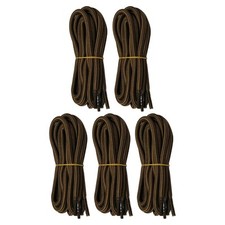 5pair 5mm Thick Heavy duty Round Hiking Work Boot Shoe laces Strings Replacement