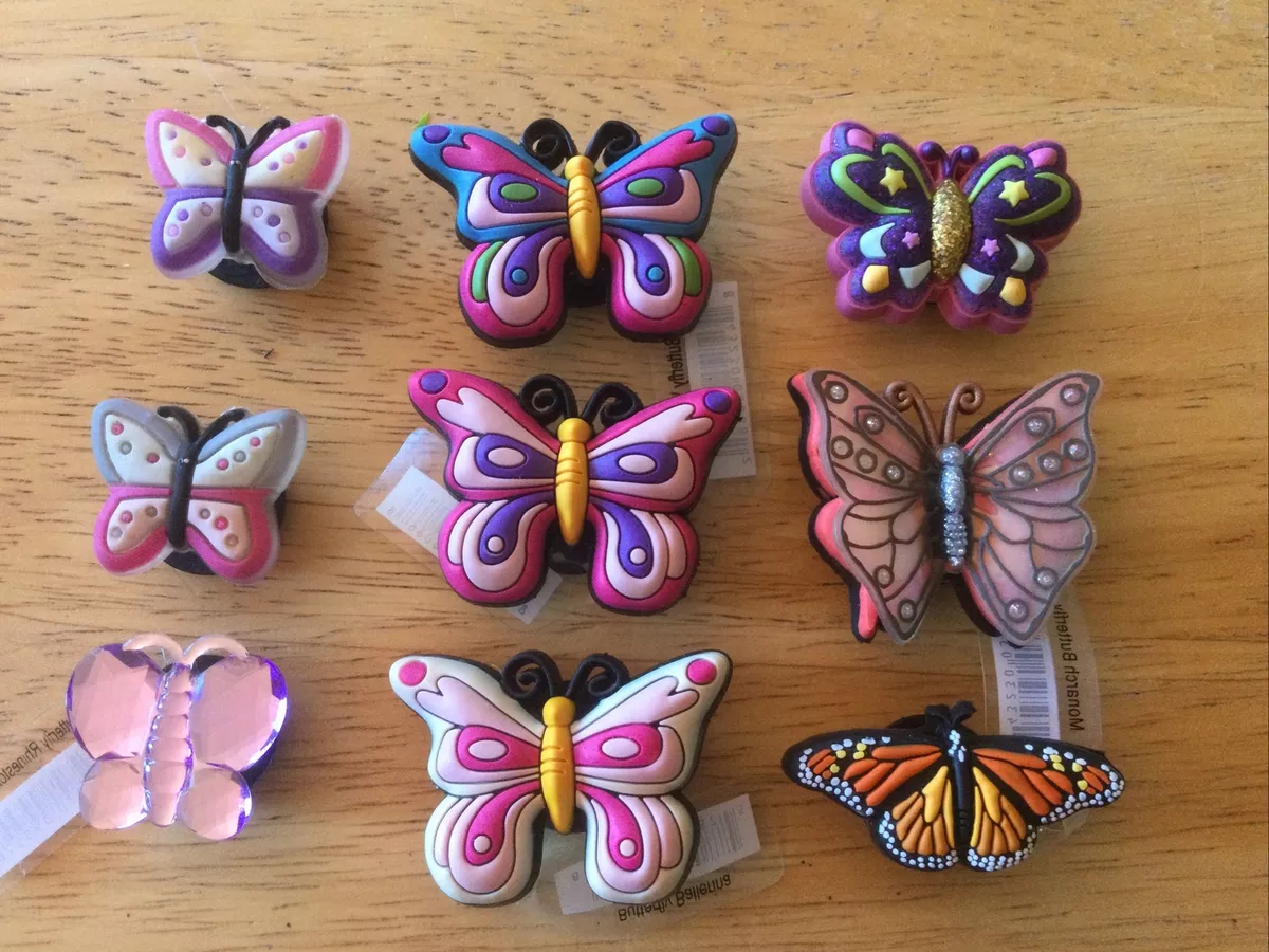 Butterfly Jewelry for Crocs Charms Shoes Crocs for Accessories