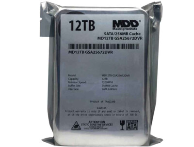 MDD 12TB 7200RPM 256MB Cache 3.5inch SATA 6Gb/s Internal