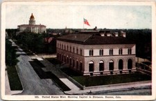 Denver CO United States Mint State Capitol Distance Vintage Postcard