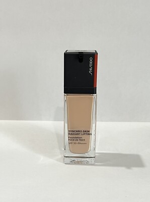 Shiseido Syncro Skin Radiant  Foundation 140 PORCELAIN SPF 30 1oz DISCONTINUED