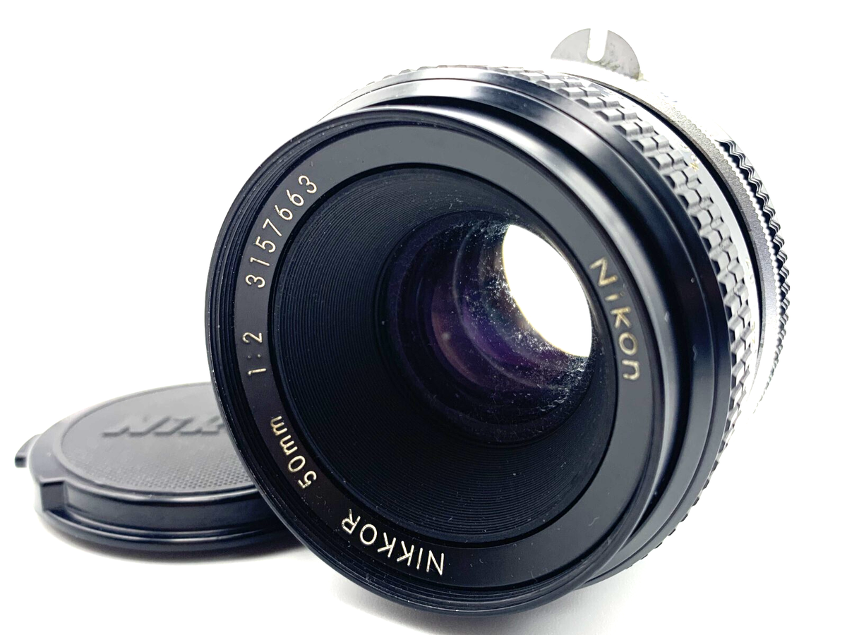 Exc+] Nikon Nikkor 50mm 1:2 Manual Focus Camera Lens from