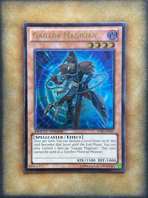 Yugioh Gagaga Magician ZTIN-ENV01 Ultimate Rare Limited Edition NM