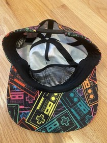 Nintendo Baseball Cap Snapback OSFM Rainbow Controllers Rare Pride NES