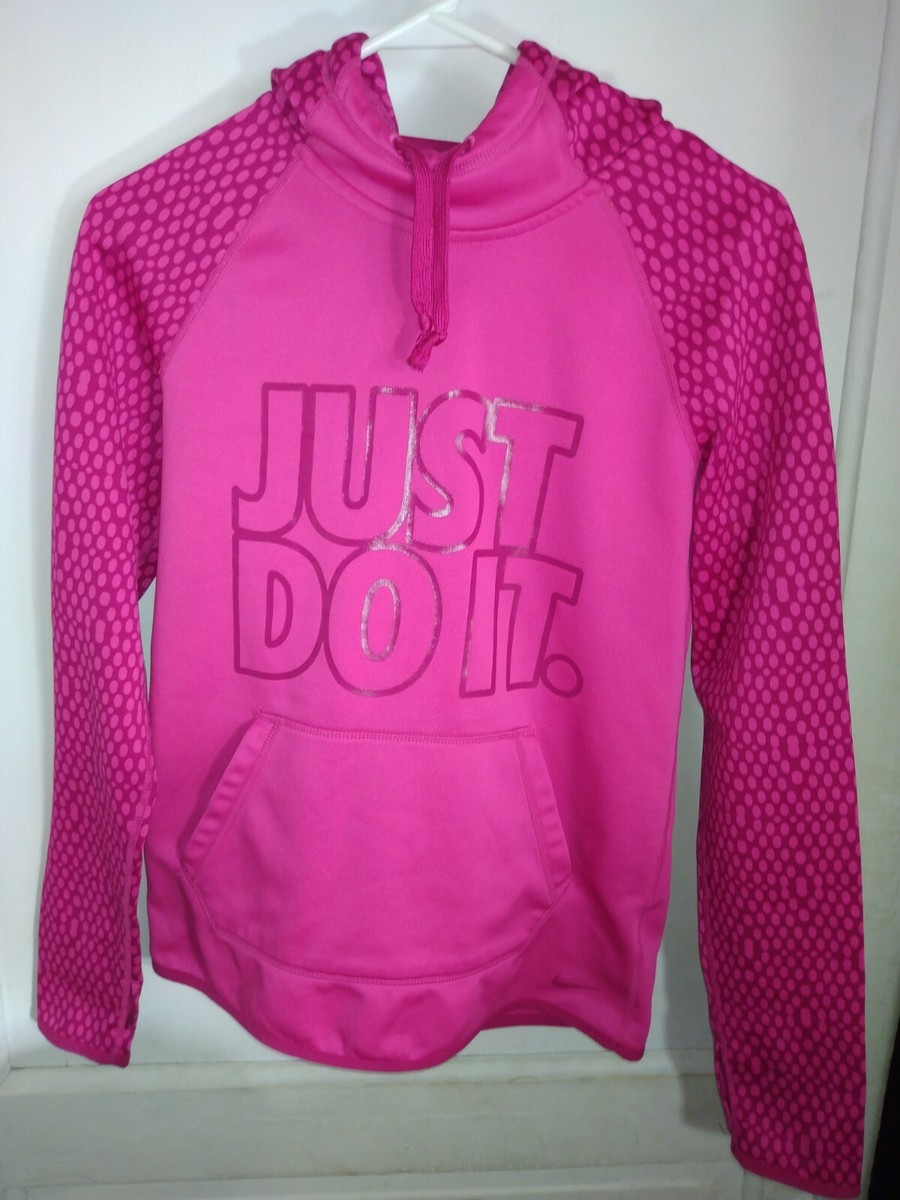 pink nike just do it hoodie