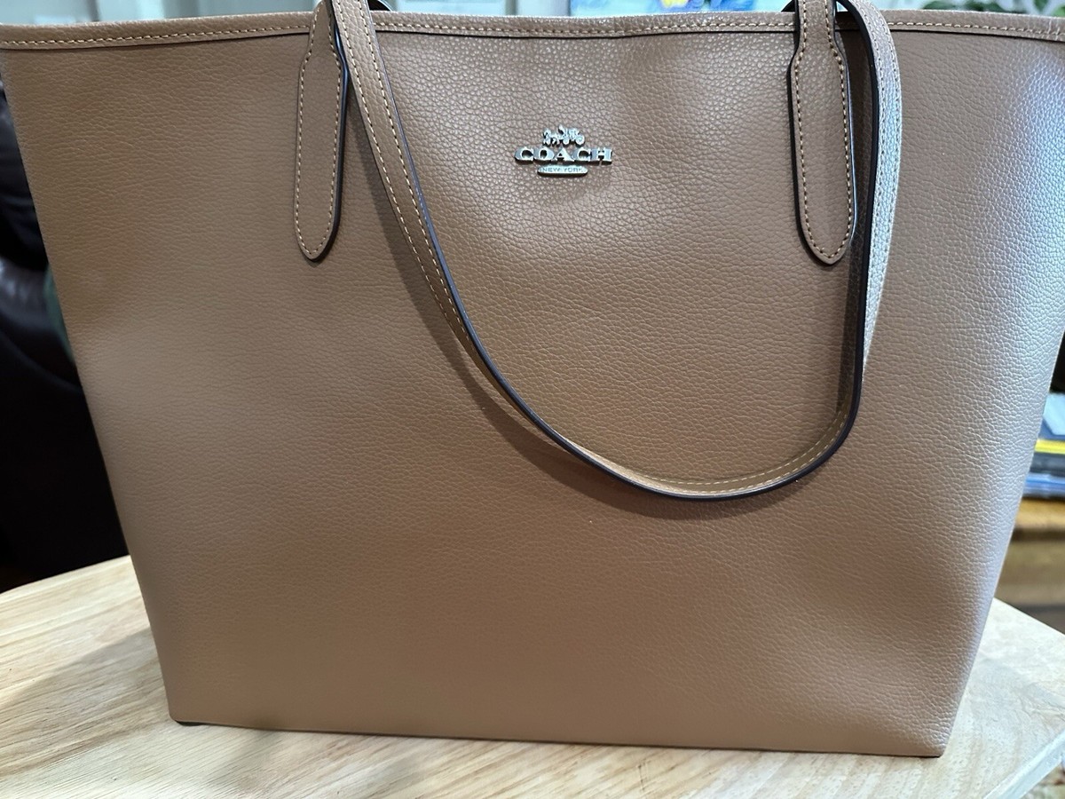 バッグ Vintage Coach Leather Tote Bag Brown Coach vintage brown tote - Gem