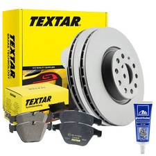 TEXTAR Bremsensatz VW POLO 6N1 6NF 86CF !FAHRGESTELLNR! VORN Ø239 + Plastilube