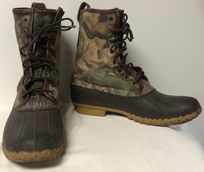 L.L. Bean Brown and Camouflage Men\'s Boots s-l400.jpg main image 2